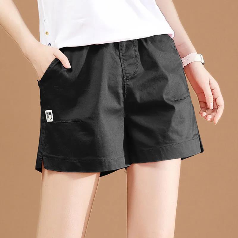 Shorts Women Summer Thin Section High Waist Loose Slim Straight Wide Leg Pants Sports Casual Pants All-match Trend