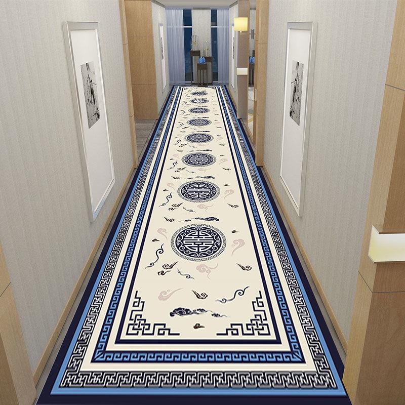 Chinese Style Home Cut Corridor Carpet Fully Carpeted Aisles Hotel Stairs Living Room Carpet Bedroom Bedside Blanket
