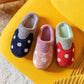 Autumn and Winter Indoor Cotton Slippers Non-slip Flat Shoes Essential for Home Leisure and Entertainment