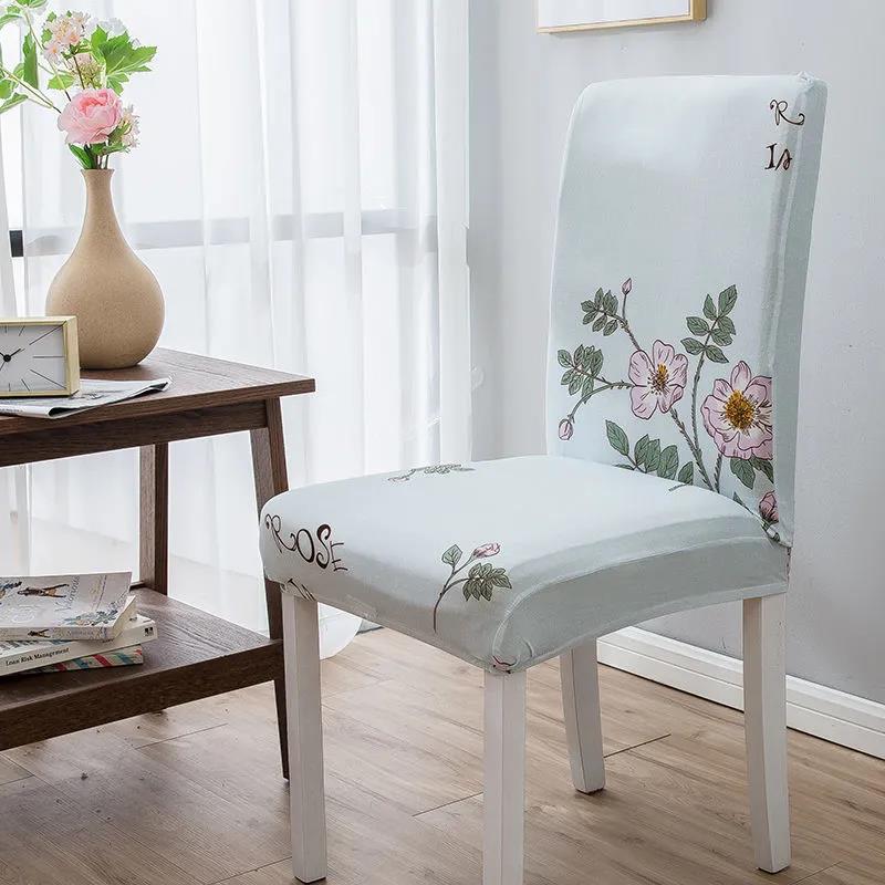 Dining Chair Cover Elastic All-inclusive Universal Chair Cover Chair Home Fabric Protective Cover Cover Decoration
