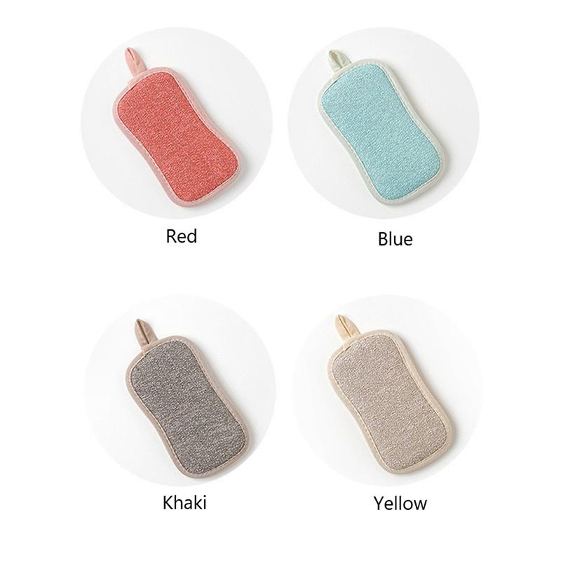 8pcs Reusable Double Sided Scouring Pad Cleaning Tools Magic Sponges Cloth
