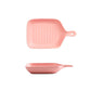 Nordic Tableware Plate Creative Net Celebrity Household Single Handle Bakeware Ceramic Oven with Cute Plates