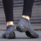 Women's Mid High-heeled Sneakers Casual Breathable Mesh Sports Shoes Running Flat Shoes Slip on Thick-soled Dance Shoes