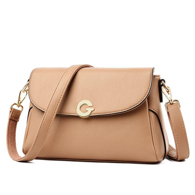 Women Shoulder Messenger Bags Casual Female Crossbody Bags Soft Surface Genuine Leather Cowhide Two Shoulder Straps Adjustable
