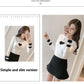 Women's Knitted Bottoming Shirt Autumn Winter All-match Elastic Slim Pullover Round Neck Jumper Top