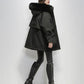 Women's Mid-length Down Padded Jacket Loose and Thick Large Fur Collar Padded Jacket