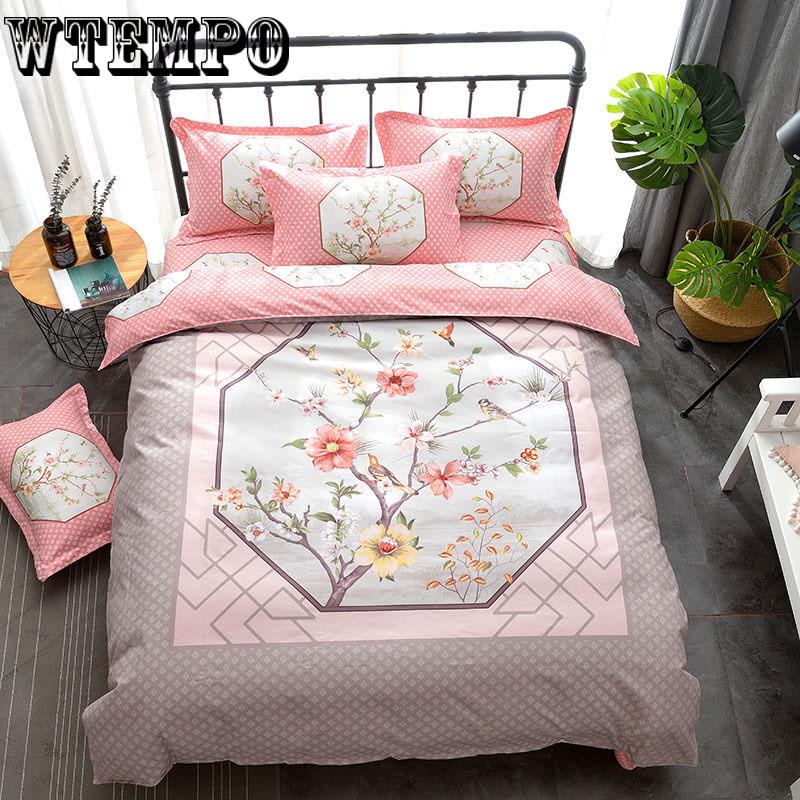 Bedding Set Luxury Comfortable Soft Bedclothes Duvet Cover Bed Linen Bed Sheet Pillowcase