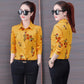 Women Casual Floral Shirt Korean Fashion Long Sleeve Top Women Casual Floral Shirt Korean Fashion Long Sleeve Top