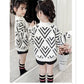 Autumn and Winter Thickened Children's Sweater Round Neck Knit Sweater Slim Long-sleeved Bottoming Shirt Little Girl Fashion Coat
