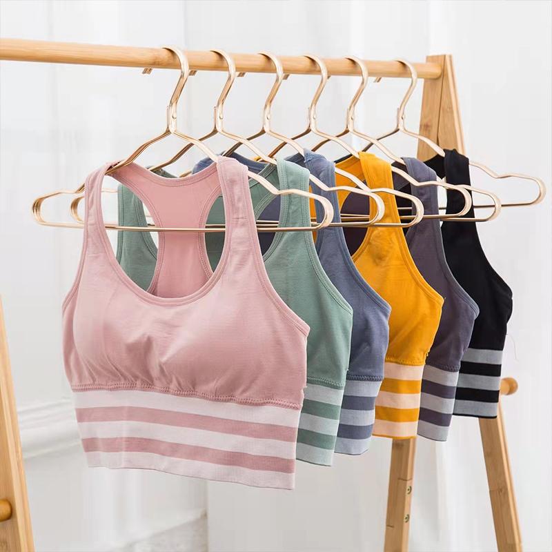 Sports Underwear Running Yoga Vest Workout Tank Tops Running Underwear Women's Top  Anti-sagging Fitness Wrap Chest Beautiful Back Yoga Vest