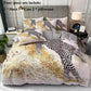 Leka Cotton Four-piece Sheets Were Sleeve Pillowcase Set 1 Light Luxury 1.5 Meters 1.8 Bed Supplies Home Textile