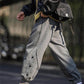 Sweatpants Men's Tide Brand Fashion Knitted Breasted Loose Solid Color Casual Men's Sweatpants