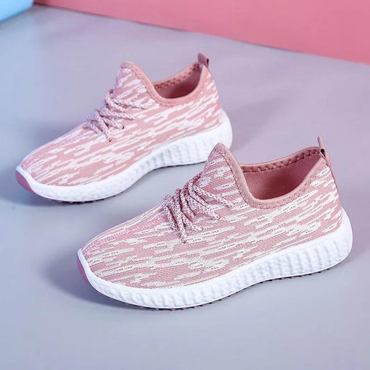 Women's Spring and Autumn Cloth Shoes Mesh Sneakers  Non-slip Casual Shoes Running Shoes