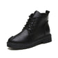 Pair of Women Shoes Women Ankle Boots Lace Up England Round Toe Flat Pair of Women's Martin Boots