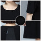 L-XXXXXL Women's Summer Dress Short Sleeve Round Neck Pocket Printing Knee-length Daily Wear Office Dating Party