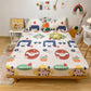 Three-piece Pillowcase with Thickened Non-slip Protective Cover Cotton Bedspread Mattress Cover Sheet
