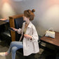Temperament Jacket British Style Casual Mid-length Windbreaker Women's Suit Collar Loose Bo Jacket Gift Belt Waist Slimming