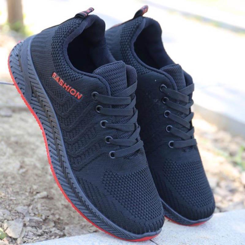 Plus Size 39-44 Summer Men Sneakers Mesh Breathable Basketball Running Shoes Non-slip Wear-resistant Comfortable Skate Shoes