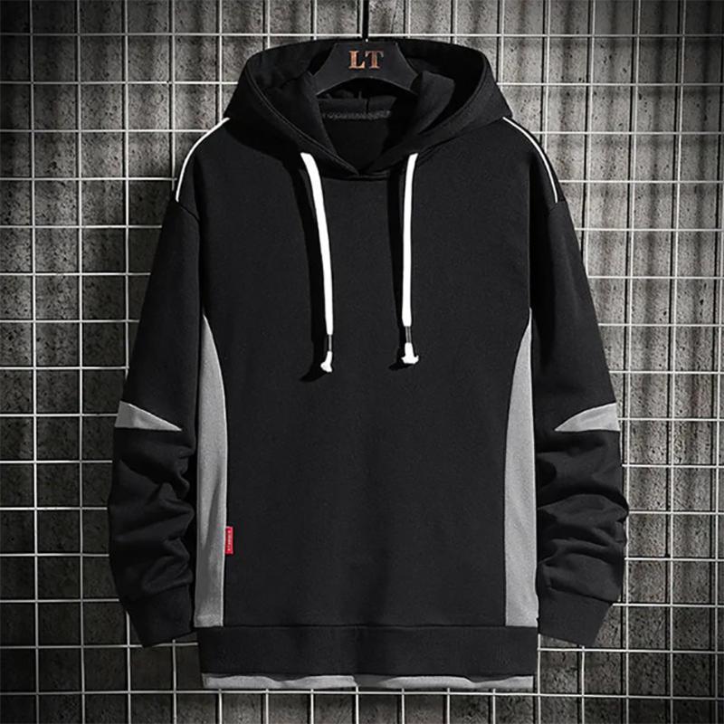 Sweater Men's Autumn and Winter Hooded Trend Handsome Loose Thick Warm Men's All-match Sweatshirts