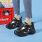 Thick-soled Heightened Travel Running Shoes Casual Student Breathable Sneakers All-match Comfortable Women Walking Sneakers