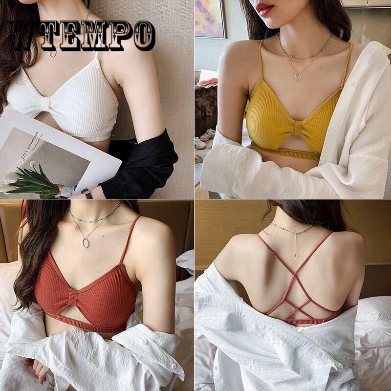 Korean Version of The Wrapped Chest Strap Vest Tube Top Sexy No Steel Ring Beauty Back Bra Student