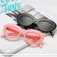 Cat Eye Sunglasses Women Retro Black Red Glsases Brand Designer Fashion Ladies Sun Glasses Oval Eyeg