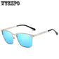 WTEMPO Newest Metal Polarized Men's Sunglasses Men Vintage Driving Mirror  Pilot Sun Glasses Male Re