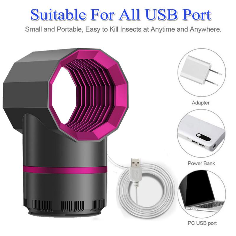 Led Mosquito Killer Lamp USB Insect Killer UV Light Mosquito Repellent for bedroom/Kitchen/Courtyard/Outdoor