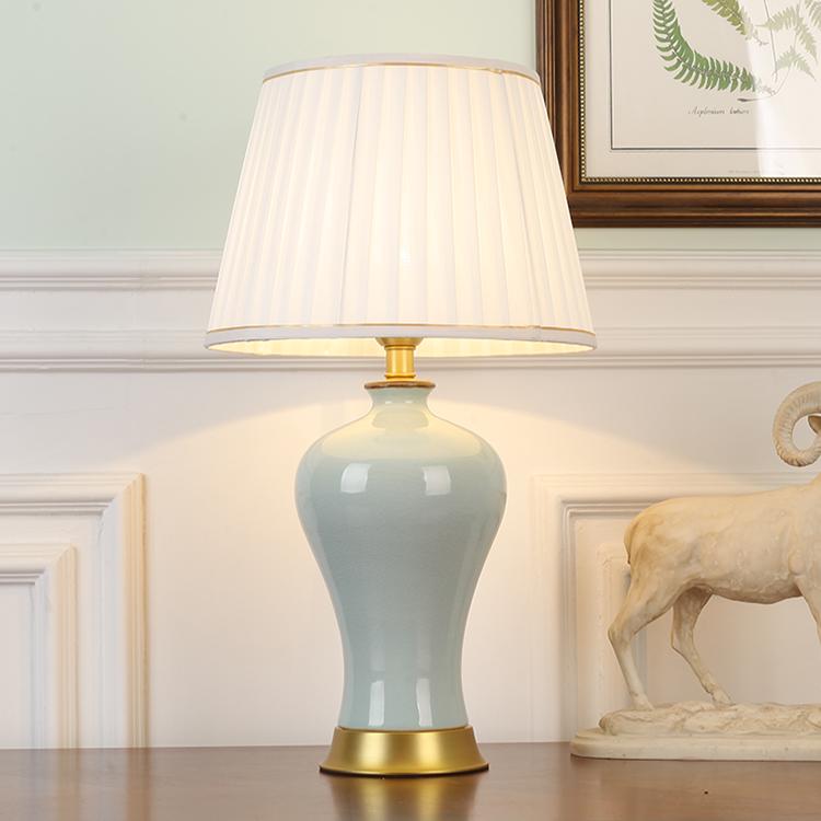 Table Lamp Bedside Lamp Ceramic Lamp Generous Luxury Table Lamps for Living Room Bedroom Led Lamps