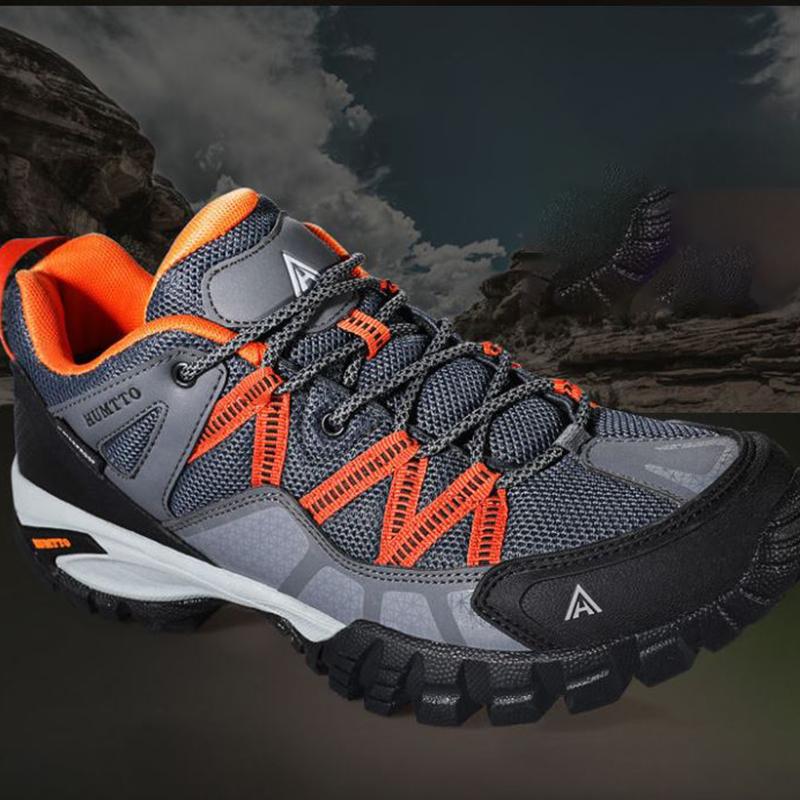 Outdoor Hiking Shoes Men's Lightweight Sports Hiking Shoes Non-slip Waterproof Wear-resistant Large Size Sports Shoes