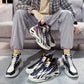 Summer Autumn Men's Sneakers Korean Trendy High-top Shoes All-match Student Men's Basketball Shoes
