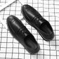 Custom Comfortable Men Pointed Toe Dress Shoes Genuine Low Leather Men's Wedding Shoes Loafers