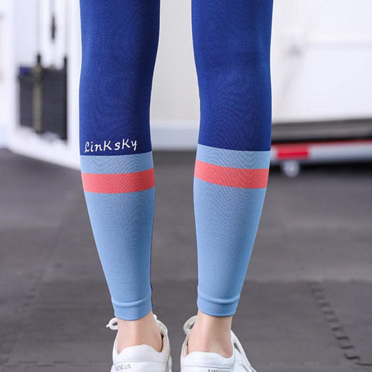 Peach Hip Fitness Pants Women's High-waist Hip-lifting Elastic Tight-fitting Abdomen Bottoming Quick-drying Running Sports Yoga Pants Outer Wear