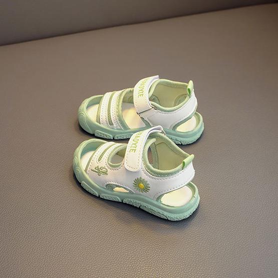 Children's Light Shoes In Summer Soft Sole Cartoon Daisy Beach Cool Shoes Kids' Anti-slip Flat Casual Sandals