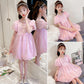 Children's Clothes Princess Dress Girls Muyun Yarn Dress Western Style Children's Puff Sleeve Skirt Summer