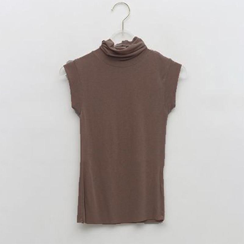 Summer Modal Corset Tops To Wear Out Sleeveless Turtleneck Tops for Women Korean Casual White Tank Top Women Clothes
