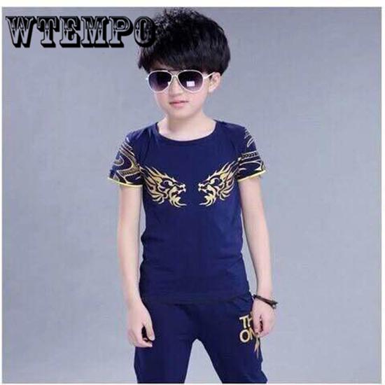 Summer Baby Boys Girls Clothes Sets Short Sleeve Letter Print T-shirt Tops+Shorts Outfits