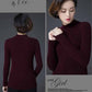 Winter Women's Woolen Sweater  Thickened Warm Turtleneck Sweater Slim Cashmere Sweater Jumper Tops