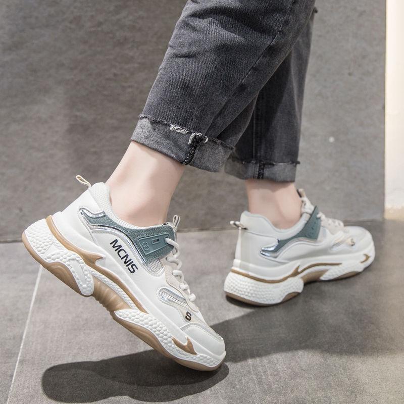 Summer Mesh Breathable Daddy Shoes Female Korean Version of The Wild Student Sports Shoes Super Fire Running