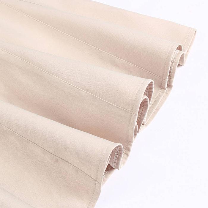 Pofulove Women High-waist Thin Chiffon Skirt Anti-light Student Mini A-line Skirts Puff Skirt