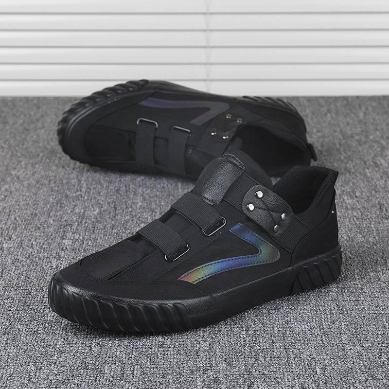 Men Canvas Shoes 2020 Comfortable Canvas Shoes Men Casual Shoes Male Flat Loafers Shoes Men Black