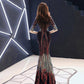 High-end Evening Dress Banquet Noble Elegant Sequins Temperament Sexy Slim Long Fishtail Dress Women