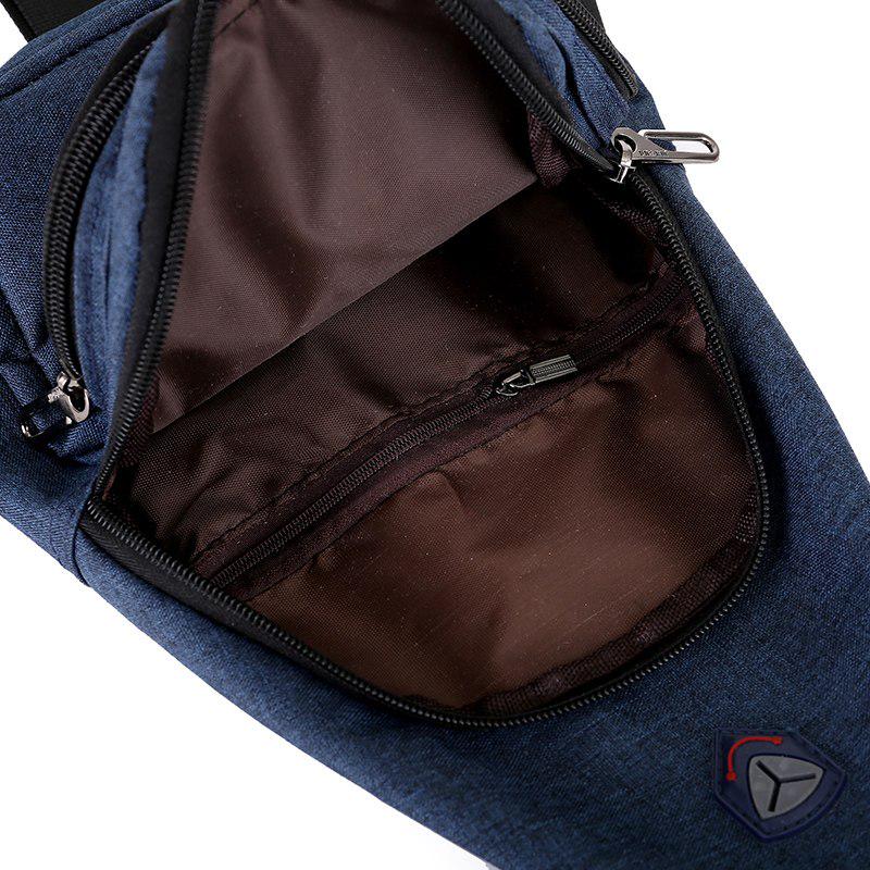 Summer Holiday Oxford Cloth Fabric Crossbody Bags For Men Messenger Chest Bag Pack Casual Bag Waterp