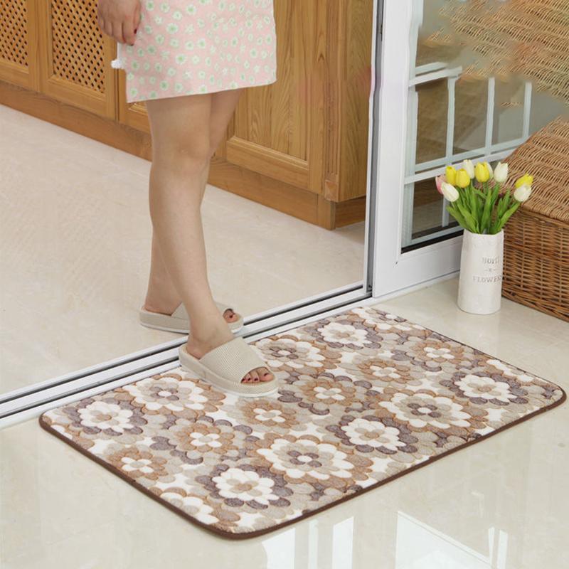 Bedroom Floor Mats Entrance Door Mat Kitchen Hallway Entrance Absorbent Carpet Bathroom Bathroom Non-slip Foot Mat