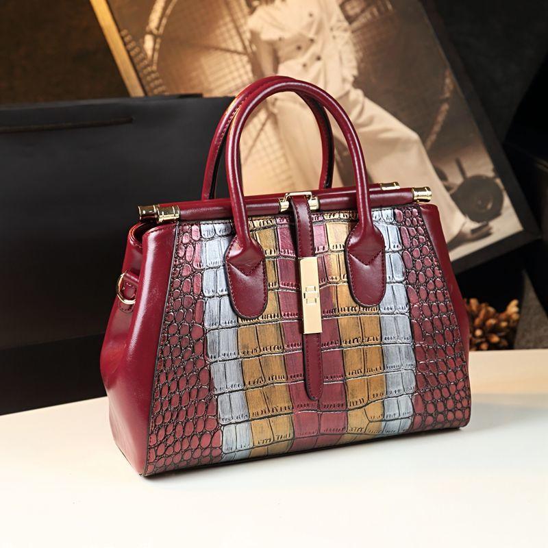 Ladies Handbags Large Capacity Brand Leather Bags Shoulder Crossbody Shopping Bags