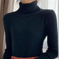 Long-sleeved Turtleneck Sweater Women Spring, Autumn and Winter Self-cultivation Short Bottoming Shirt Wild Pullover Warm Sweater Tide