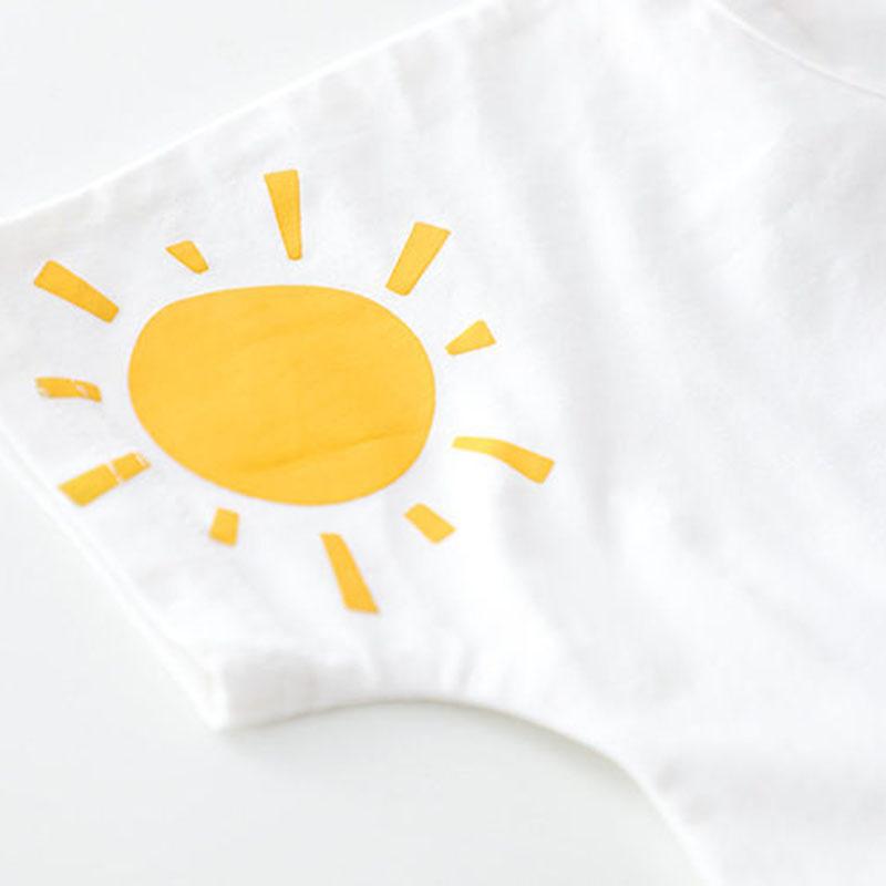 Children's Suit Summer Round Neck Short-sleeved T-shirt + Jeans Two-piece Sweet Rainbow Pattern Casual Suit