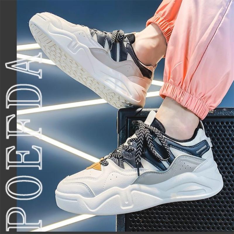 Sports Shoes Men's Thick-soled All-match Old Shoes Boys Summer Hong Kong Style Sports Small White Tide