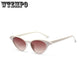 WTEMPO Cat eye sunglasses women fashion glasses summer beach sunglasses