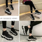 Women's Trendy Shoes Summer Breathable High-top Shoes Gauze Canvas Jelly Shoes